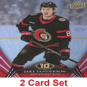 Jake Sanderson Hockey Card Collection